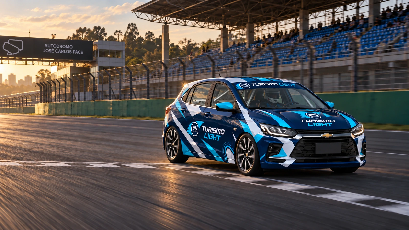 Pit lane com os carros Turismo Light