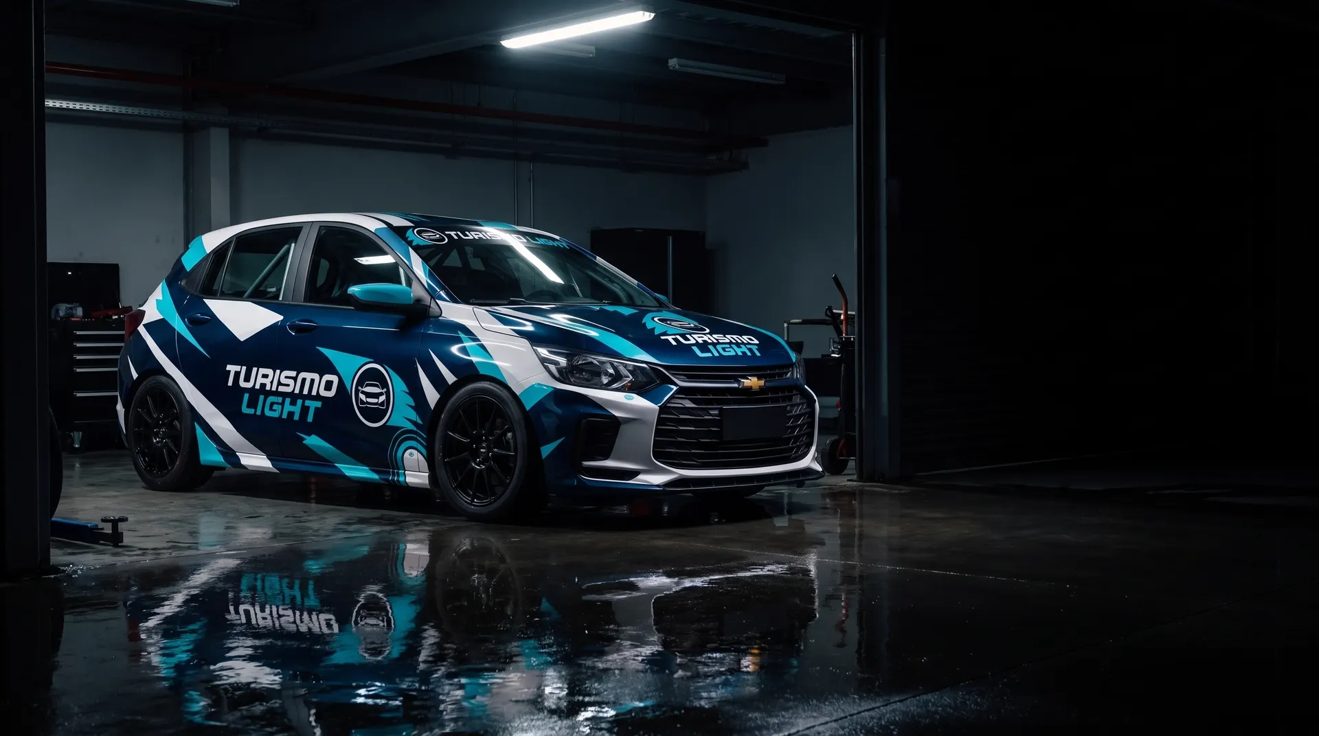 Carro Turismo Light na garagem